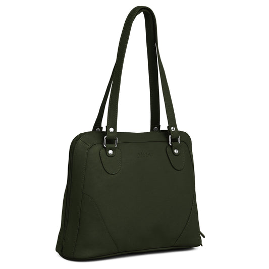 WildHorn® Upper Grain Genuine Leather Shoulder Bag for Girls & Women. - WILDHORN