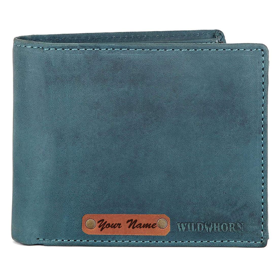 WILDHORN RFID Protected Customizable Wallet for Gifting Engrave wit