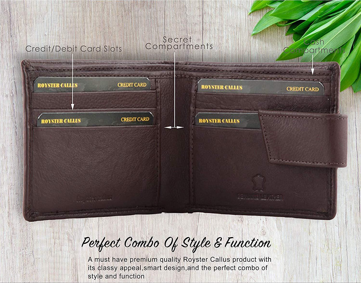 Royster Callus Brown Men's Wallet - WILDHORN
