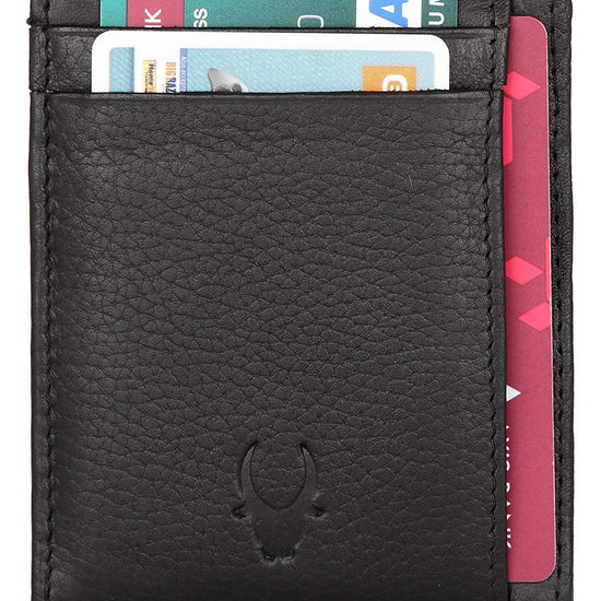 WildHorn Black Credit Card Holder - WILDHORN