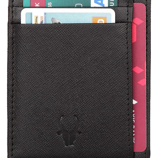 WildHorn Black Credit Card Holder - WILDHORN