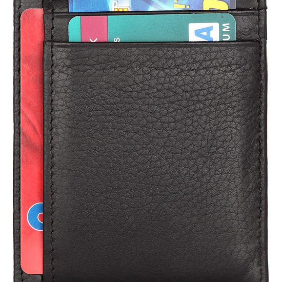 WildHorn Black Credit Card Holder - WILDHORN