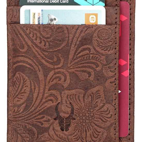 WildHorn Brown Credit Card Holder - WILDHORN