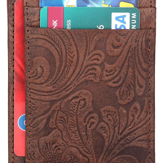 WildHorn Brown Credit Card Holder - WILDHORN