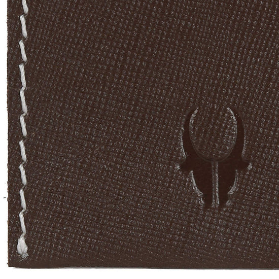 WildHorn Brown Hand Crafted Genuine Leather Credit Card Holder - WILDHORN