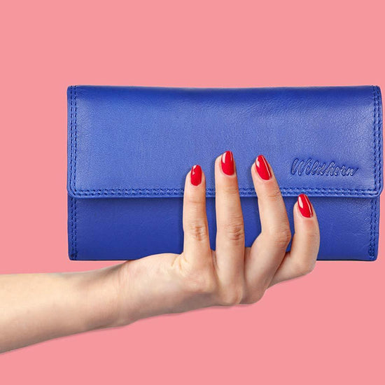 WildHorn Emily RFID PROTECTED Genuine Leather Wallet for Women stylish|Purse for Women/Girls - WILDHORN