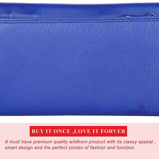 WildHorn Emily RFID PROTECTED Genuine Leather Wallet for Women stylish|Purse for Women/Girls - WILDHORN
