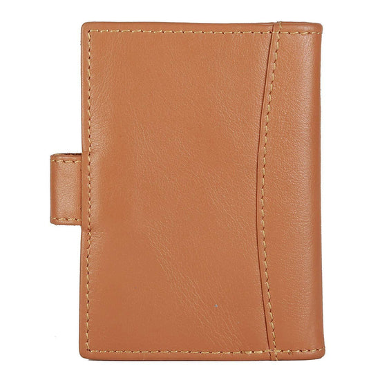 WildHorn Genuine Leather Brown Credit Card Holder - WILDHORN