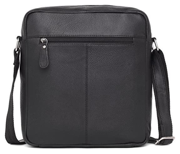 WILDHORN Leather Men's sling Bag I Messenger Bag I Zipper Crossbody Shoulder Satchel Bags for Work Business & Travel Dimension: L- 11 inch H- 12.5 inch W- 2.5 inch - WILDHORN