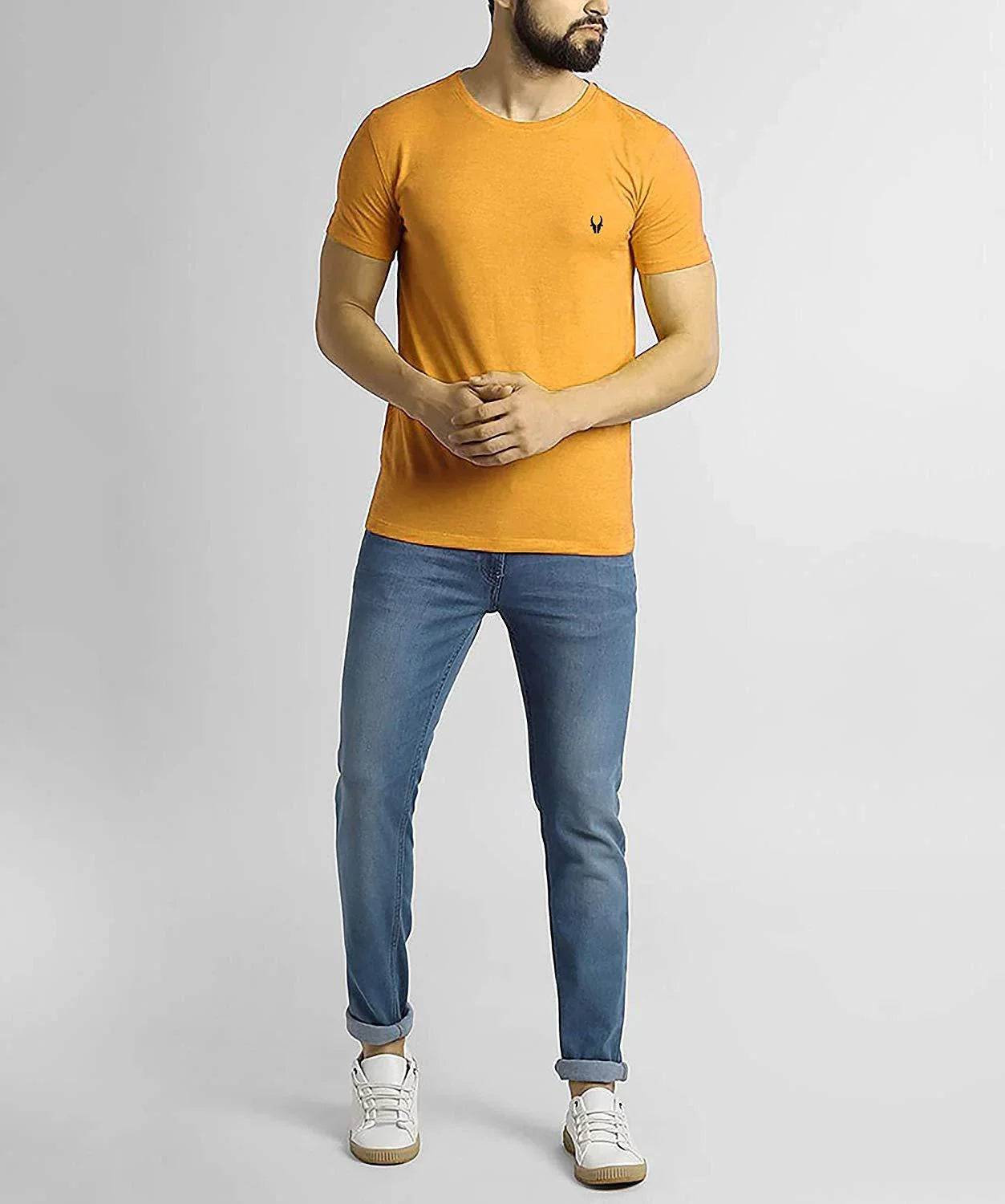WILDHORN® 100% Cotton Regular Fit T-Shirt for Men - WILDHORN