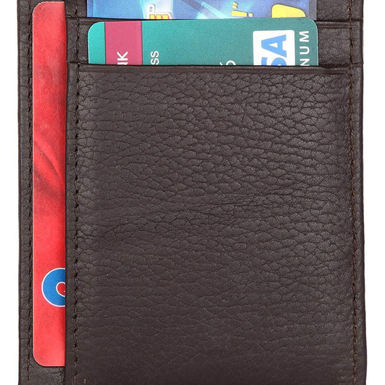WILDHORN®Genuine Leather Card Case for Mens - WILDHORN