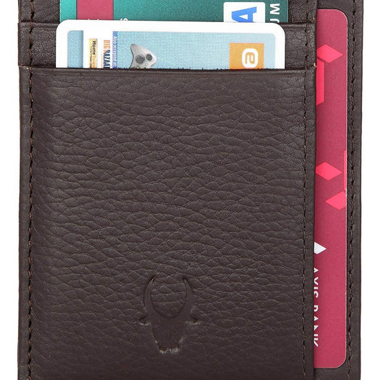 WILDHORN®Genuine Leather Card Case for Mens - WILDHORN