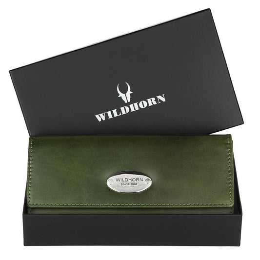 WILDHORN® Genuine Leather Wallet for Women | Purse for Women/Girls - WILDHORN