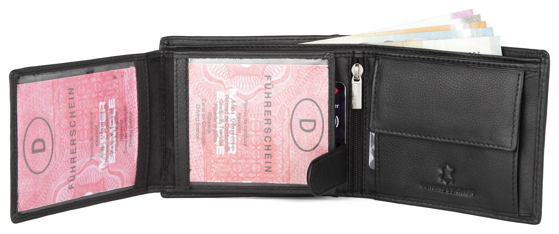 WildHorn® RFID Protected Custom Engraved Personalized High Quality Mens Leather Wallet for Gifting - WILDHORN
