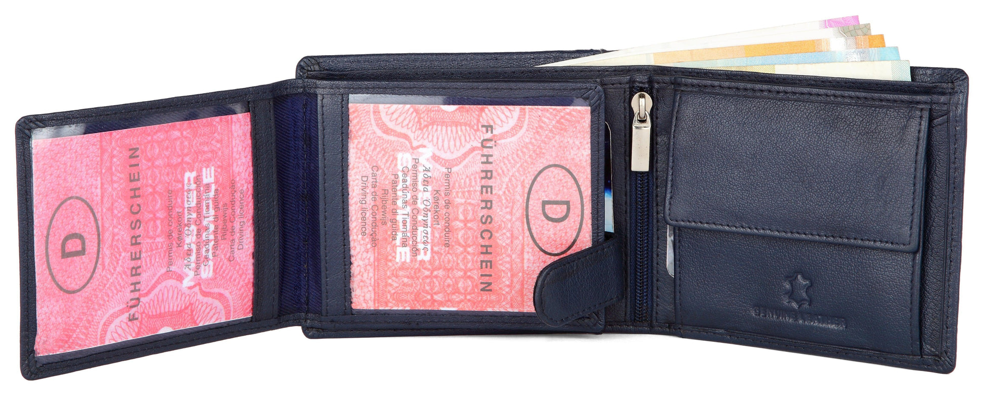 WildHorn® RFID Protected Custom Engraved Personalized High Quality Mens Leather Wallet for Gifting - WILDHORN
