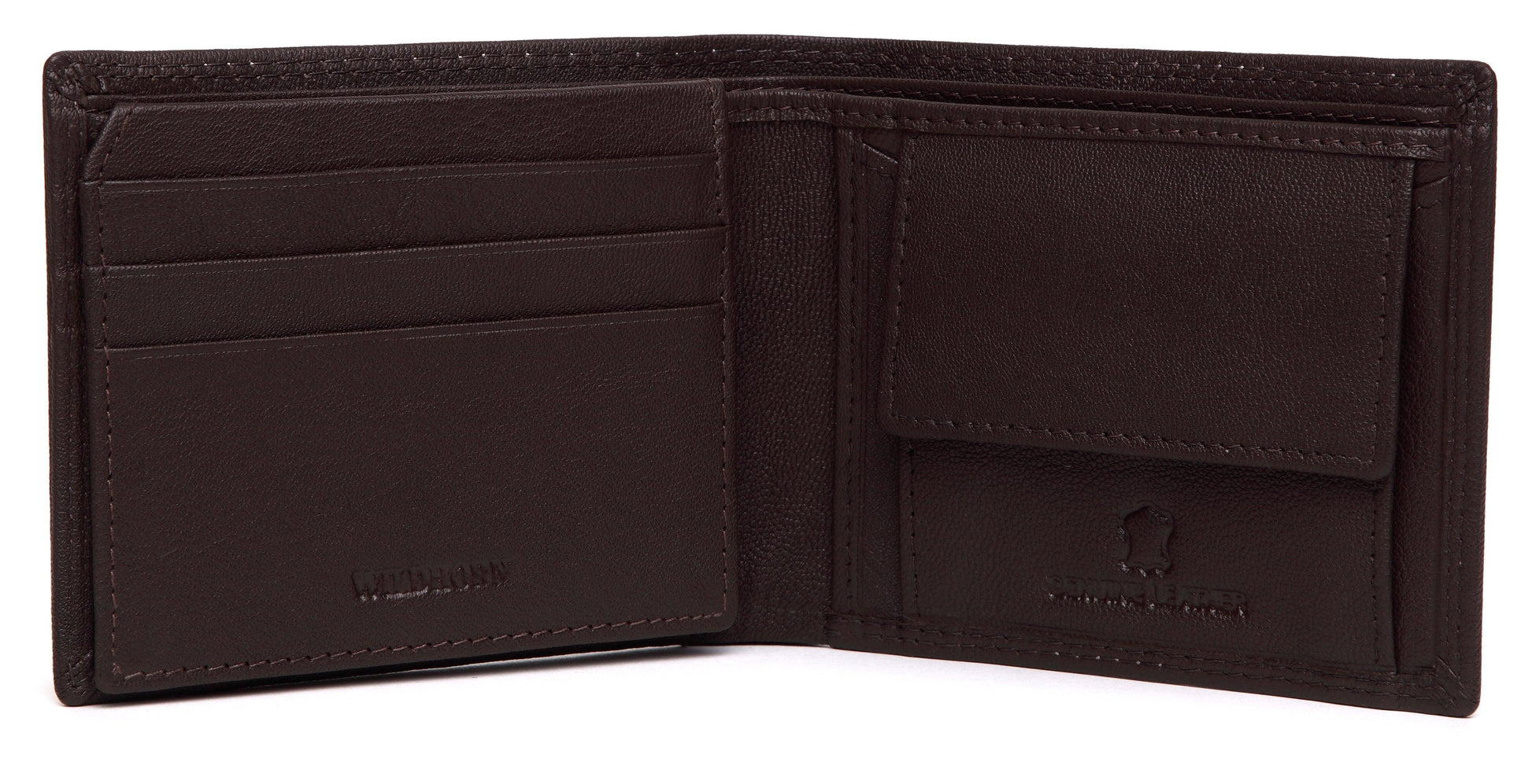 WildHorn® RFID Protected Custom Engraved Personalized High Quality Mens Leather Wallet for Gifting - WILDHORN