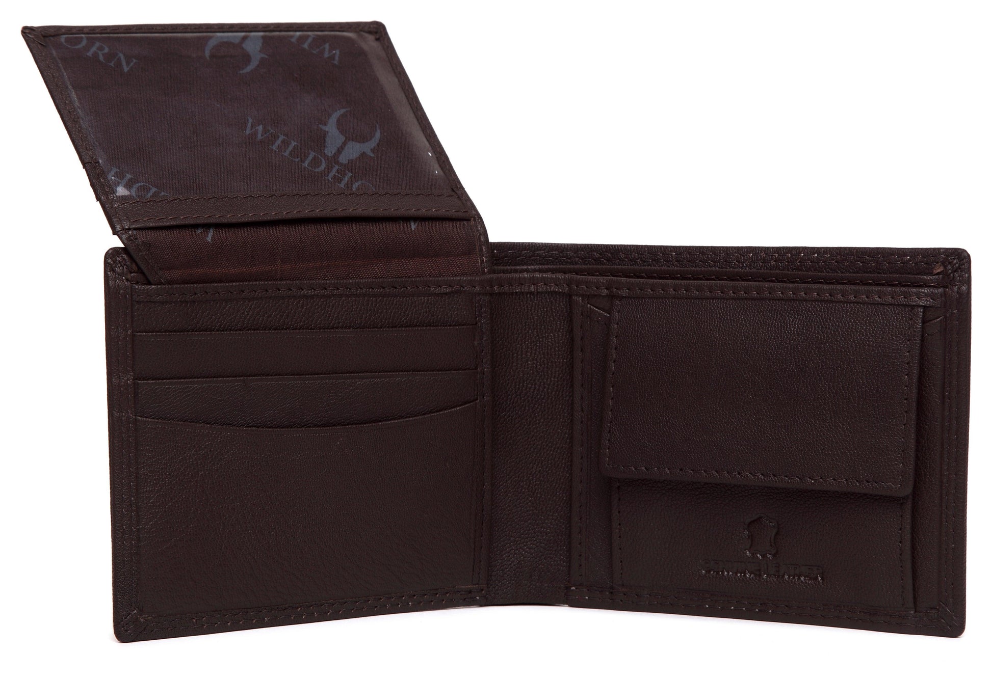 WildHorn® RFID Protected Custom Engraved Personalized High Quality Mens Leather Wallet for Gifting - WILDHORN
