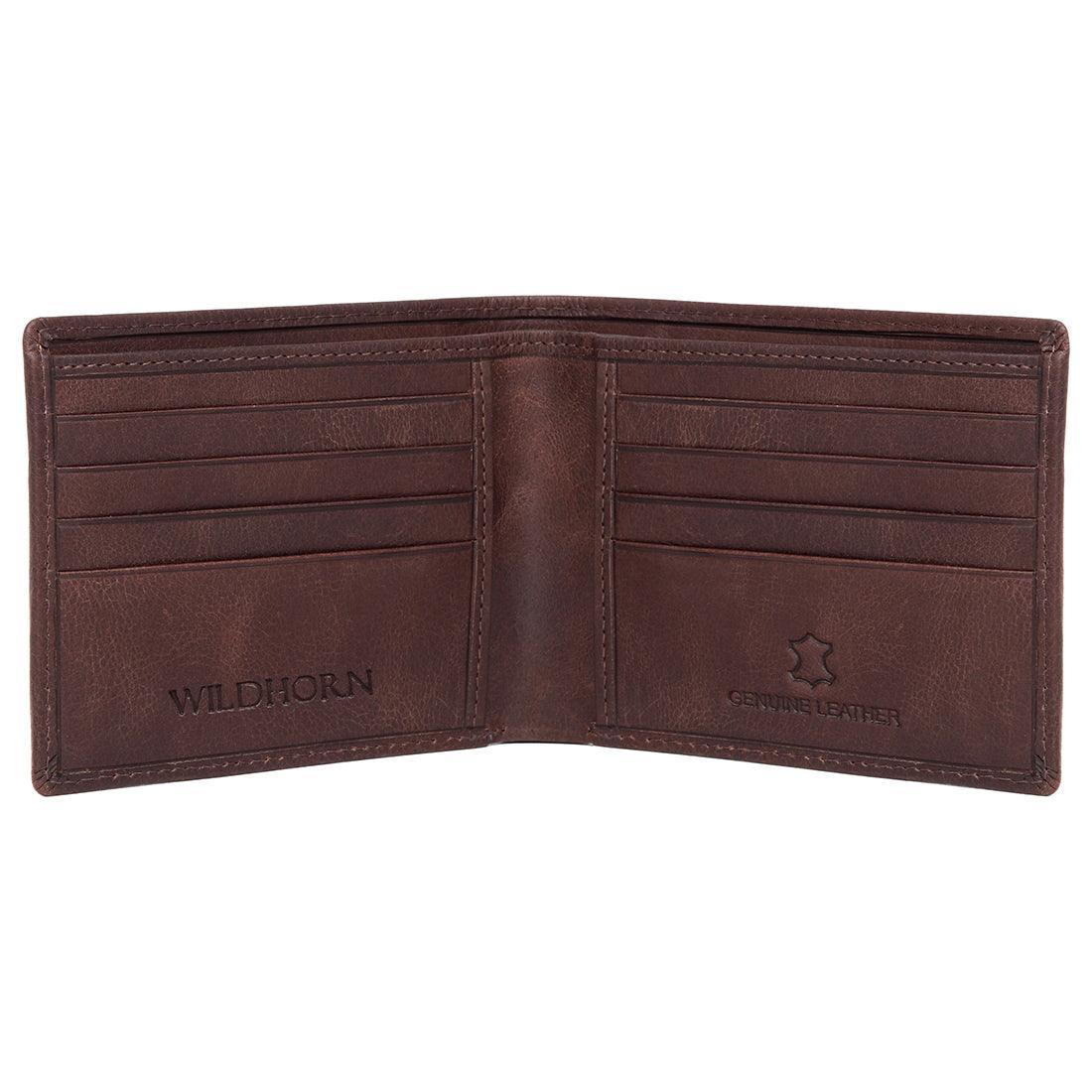 WILDHORN® RFID Protected Customizable Wallet for Gifting | Engrave with Your Name,Company Name or Initials - WILDHORN