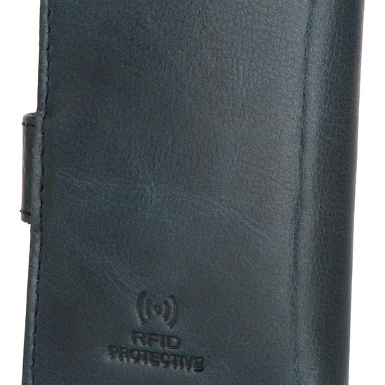 WildHorn® RFID Protected Unisex Genuine Leather Card Holder Crunch - WILDHORN