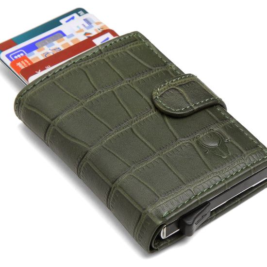 WildHorn® RFID Protected Unisex Genuine Leather Card Holder - WILDHORN