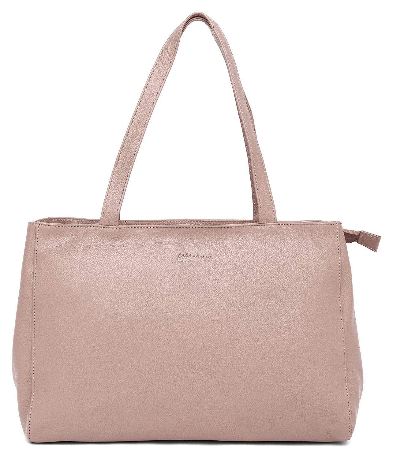 WildHorn® Upper Grain Genuine Leather Ladies Shoulder Bag| Shopping Bag for Girls & Women - WILDHORN