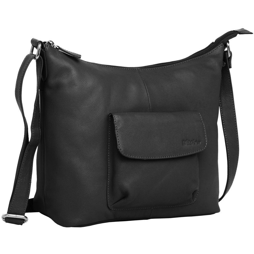 WildHorn® Upper Grain Genuine Leather Ladies Tote Bag | Shoulder Bag with Adjustable Strap for Girls & Women. - WILDHORN