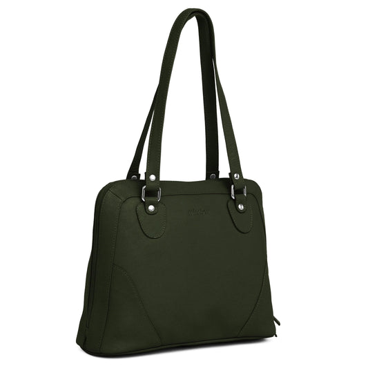 WildHorn® Upper Grain Genuine Leather Shoulder Bag for Girls & Women. - WILDHORN