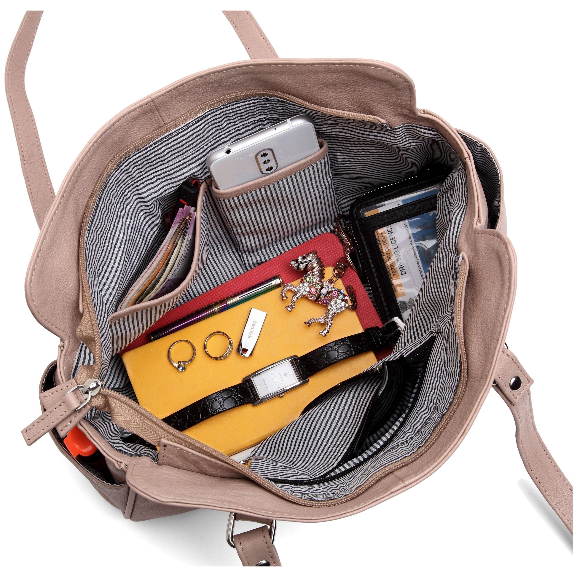 WildHorn® Upper Grain Genuine Leather Shoulder Bag for Girls & Women. - WILDHORN