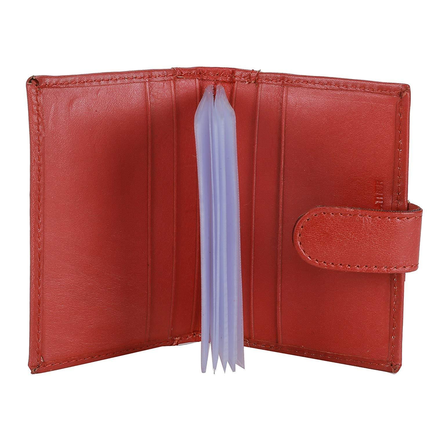 WildHorn Red Credit Card Holder - WILDHORN