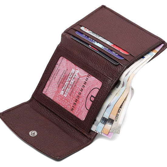 WildHorn RFID Protected Genuine Leather Wallet for Women Stylish|Purse for Women/Girls - WILDHORN