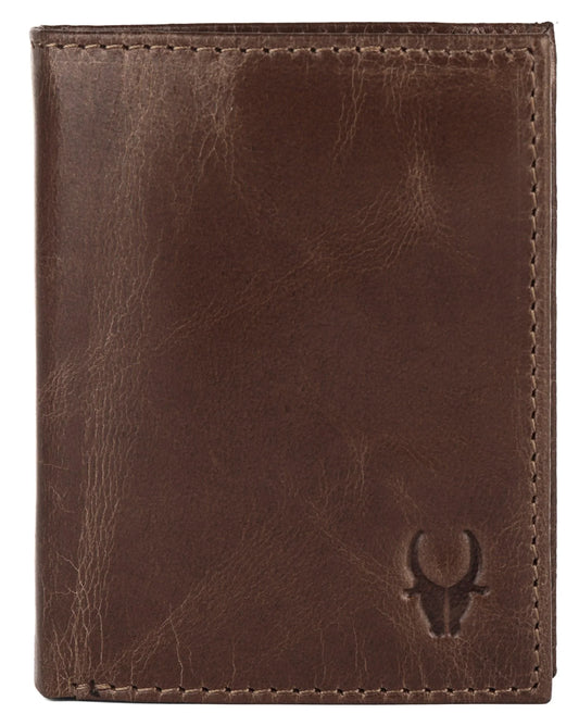 WILDHORN Top Grain Portrait Leather Wallet for Men | C-Clip Detachable Card Case I Credit & Debit Card Holder I RFID Blocking | Extra Capacity | Ultra Strong Stitching | | Gift for Him - WILDHORN