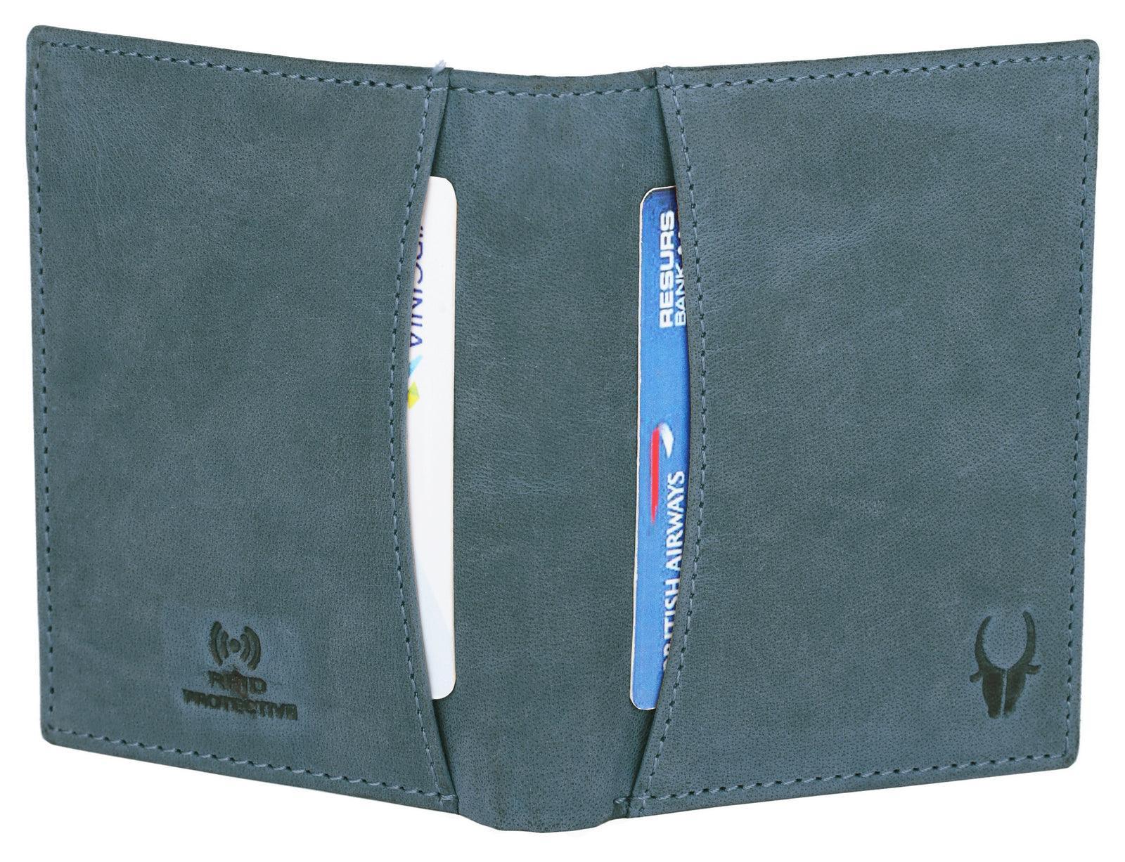 WILDHORN Top Grain Portrait Leather Wallet for Men | Ultra Strong Stitching | Handcrafted | RFID Blocking | 2 ID Slots | 11 Card Slots | Zip Compartment - WILDHORN