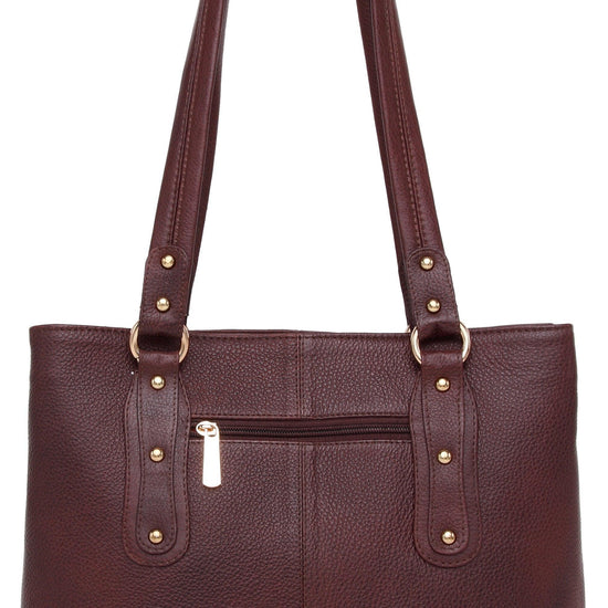 WILDHORN Upper Grain Genuine Leather Ladies Shoulder Bag | Hand Bag | Shopping Bag for Girls & Women. - WILDHORN