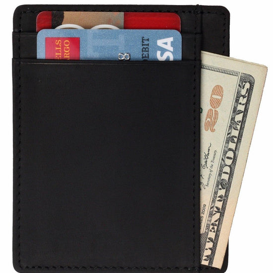 WildHorn Urban Edge Vintage Genuine Leather Credit Card Holder - WILDHORN