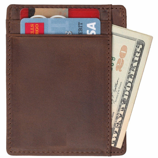 Wildhorn Urban Edge Vintage Leather Credit Card Holder - WILDHORN
