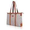 CAROLINA Laptop Tote Bag for Women I 15.6 inch Canvas Shoulder Bags for Laptop I Computer Messenger Purse I Handbag Office Briefcase Bag