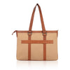 CAROLINA Solid Canvas Laptop Tote Bag for Women I 15.6 inch Canvas Shoulder Bag