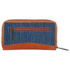 WildHorn Women's Canvas Wallet Clutch - Stylish, Spacious I Zip Around Wallet for Travel, Holds Cards, Phone, Cash