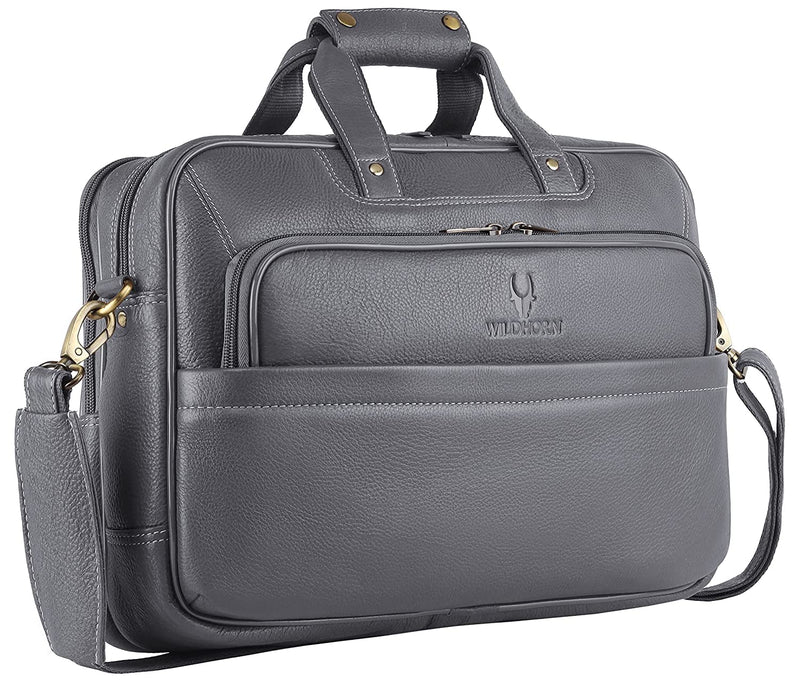 WILDHORN Leather Laptop Bag for Men I Office bags I Travel Bags I Casu