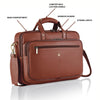 STANFORD Leather Laptop Messenger Bag for Men