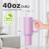 WildHorn 1.2L Stainless Steel Tumbler with Straw and Leak Proof Lid