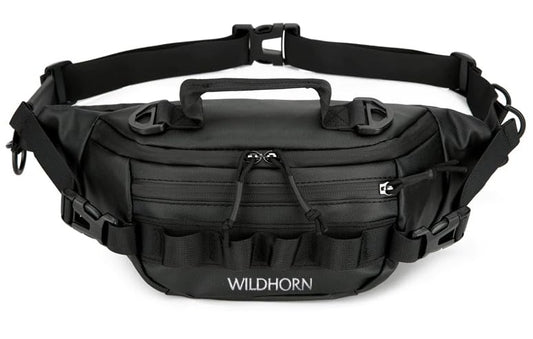 WILDHORN Outdoor Nylon Fishing Waist Bag for Men & Women