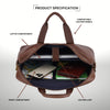 DORCHESTER Leather Laptop Messenger Bag for Men