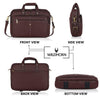 STANFORD Leather Laptop Messenger Bag for Men