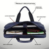 DORCHESTER Leather Laptop Messenger Bag for Men