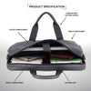 DORCHESTER Leather Laptop Messenger Bag for Men
