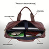 DORCHESTER Leather Laptop Messenger Bag for Men