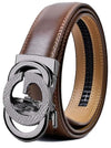 WildHorn Men's Genuine Leather Ratchet Belt for Men