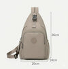 WildHorn Nylon Sling Bag for Men & Women | Anti-Theft Chest Bag Crossbody