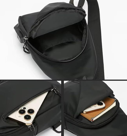WildHorn Nylon Sling Bag for Men & Women
